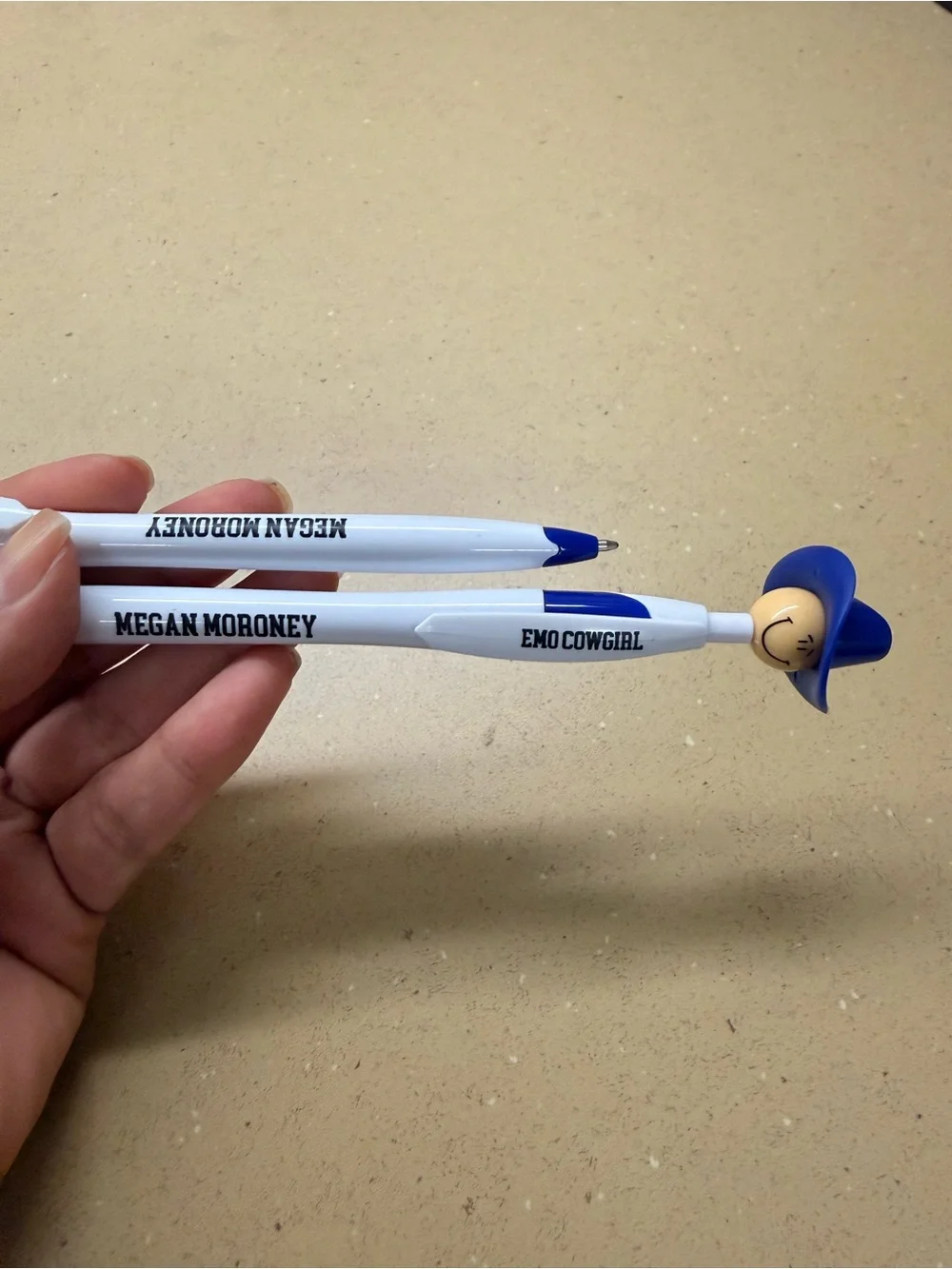 Megan Moroney Emo Cowgirl Pens with Blue Accents